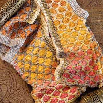 Honeycomb Vest Waistcoat Knitting Pattern