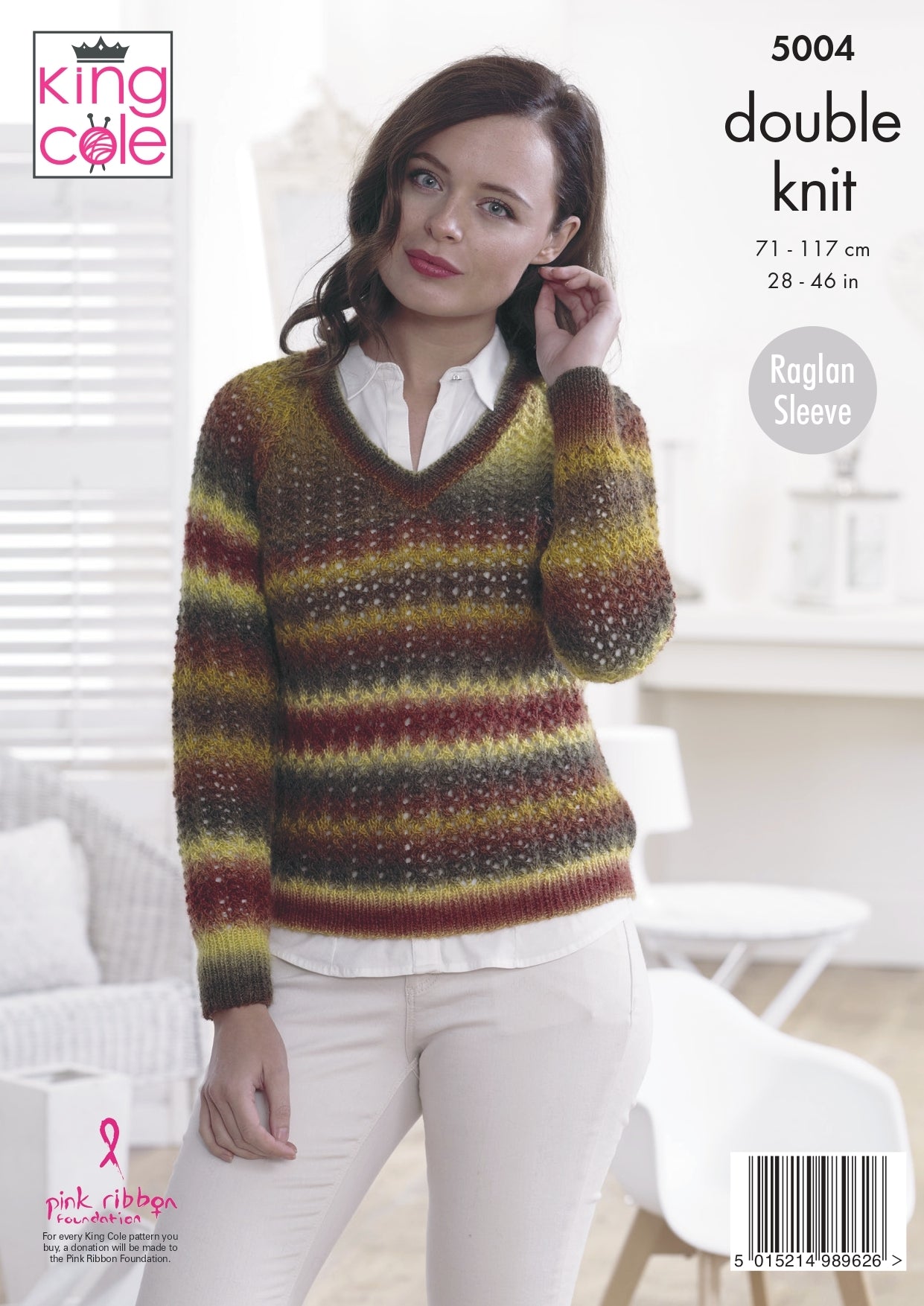 Round & V Neck Sweaters Jumper Knitting Pattern