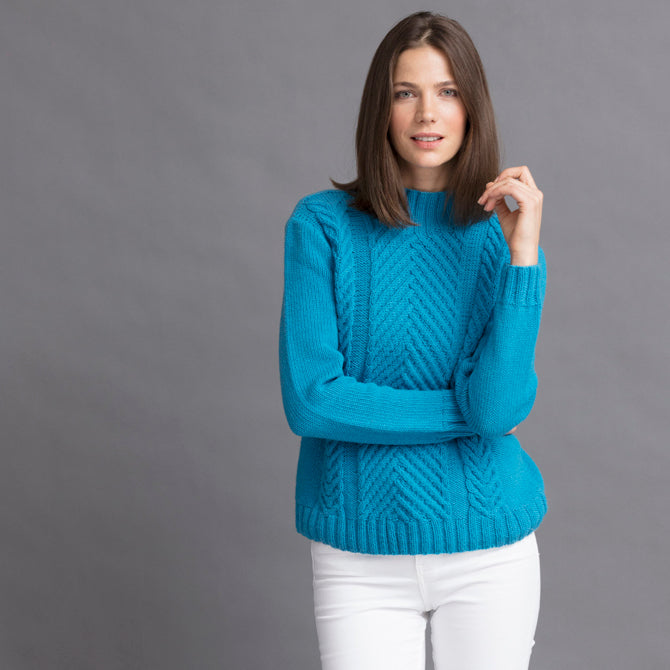 String Christina Chevron Pullover Jumper Knitting Pattern