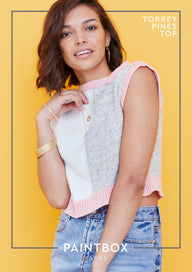 Paintbox Yarns Torrey Pines Top Knitting Pattern