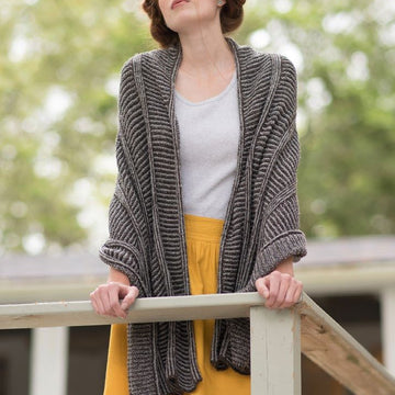Berroco Shutter Shade Shawl Wrap Knitting Pattern