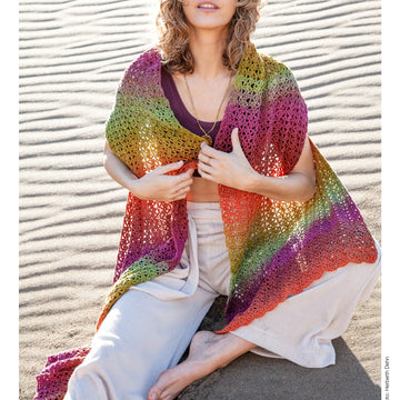 Lana Grossa Crochet Stole Pattern