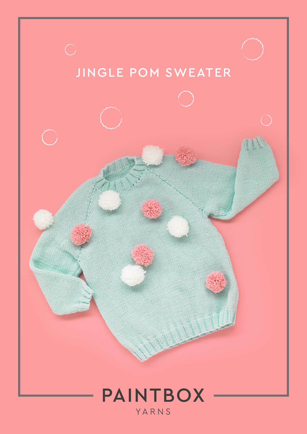 Paintbox Yarns Jingle Pom Jumper Knitting Pattern