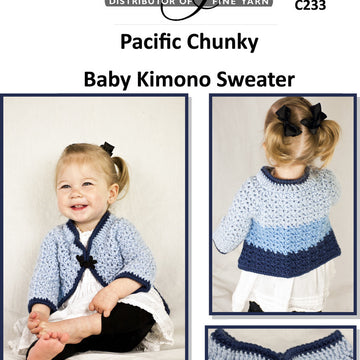Baby Kimono Sweater Jumper Crochet Pattern