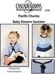 Baby Kimono Sweater Jumper Crochet Pattern