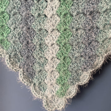 EASY BEGINNER Corner to Corner Baby Blanket