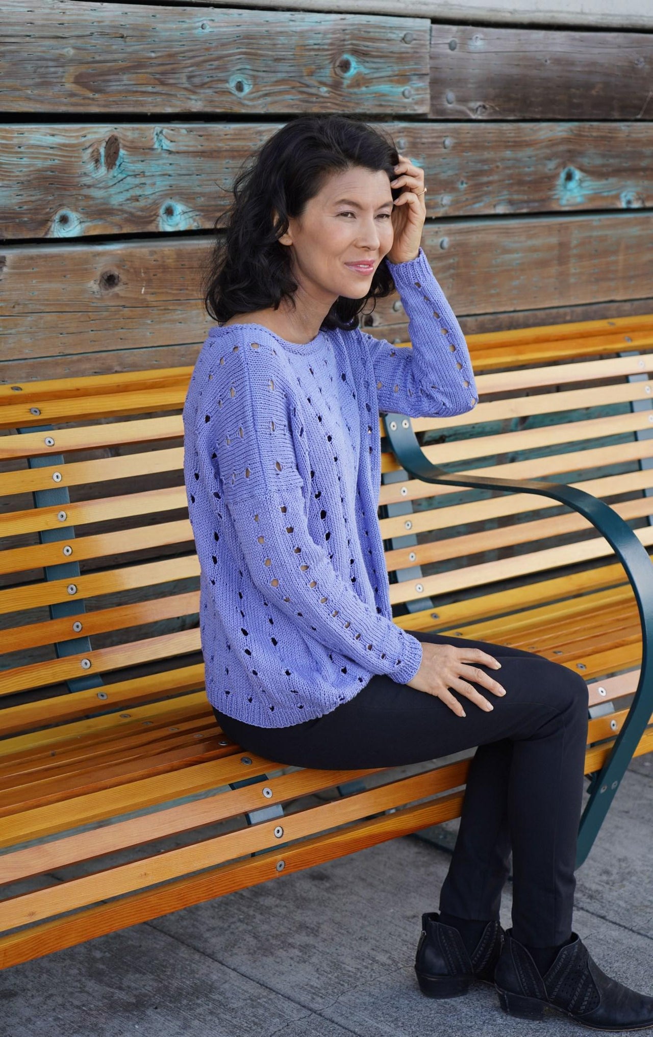 Noble Tee in Cascade Yarns Noble Cotton - DK623 - Free PDF