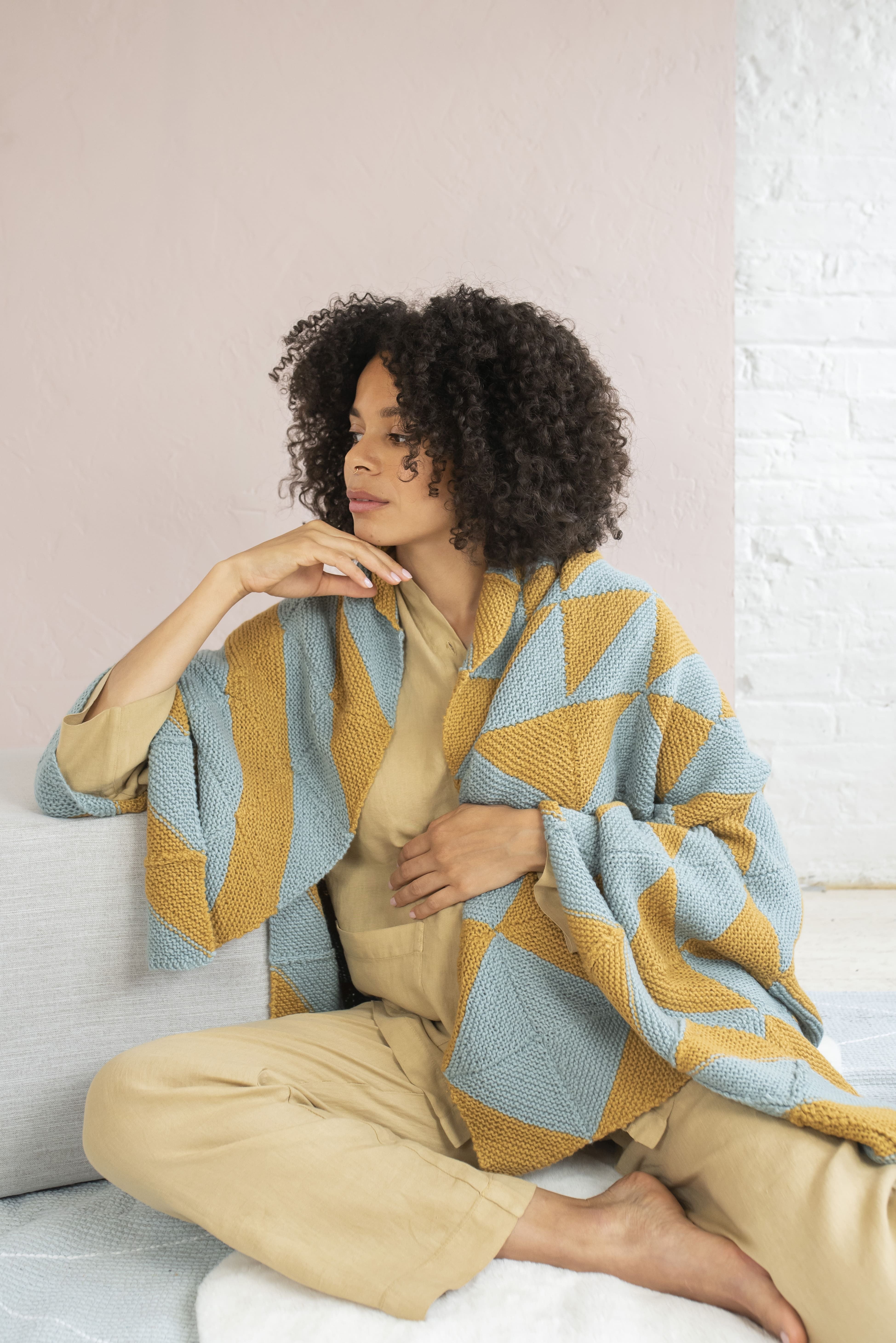Rowan Peony Blanket Knitting Pattern