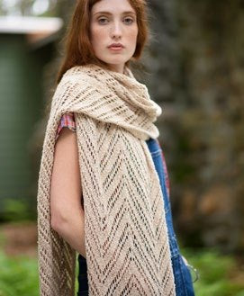 Spruce Head Stole Wrap Knitting Pattern