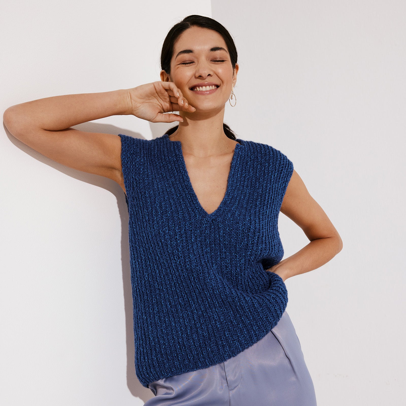 Lana Grossa Top Jumper Knitting Pattern