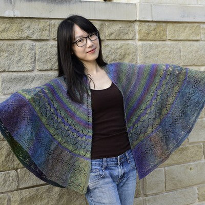 Jojoland Dragon Melody Shawl Wrap Knitting Pattern