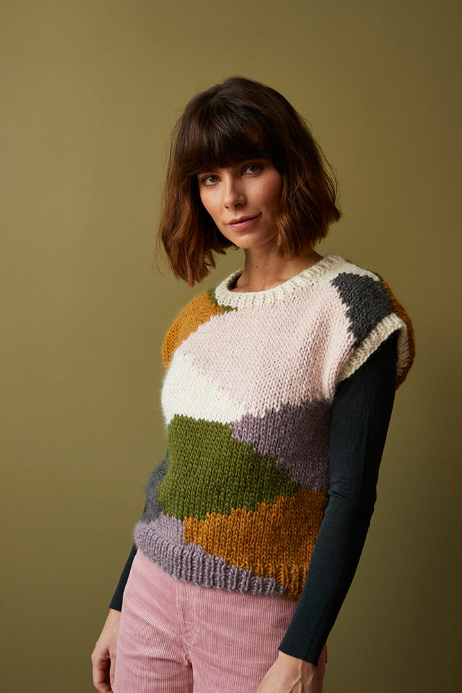Debbie Bliss Alda Vest Knitting Pattern
