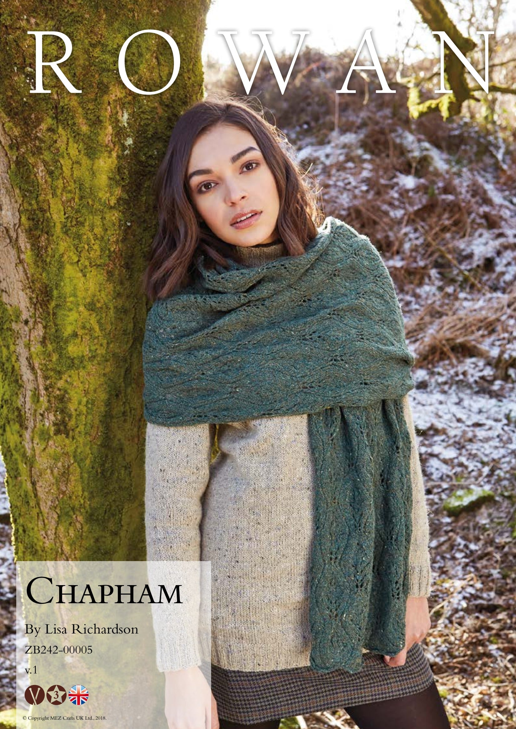 Rowan Chapham Wrap Knitting Pattern