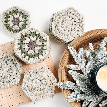 Hexagon Granny Stocking