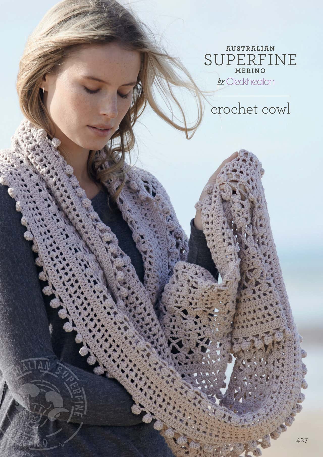 Cleckheaton Crochet Cowl Pattern