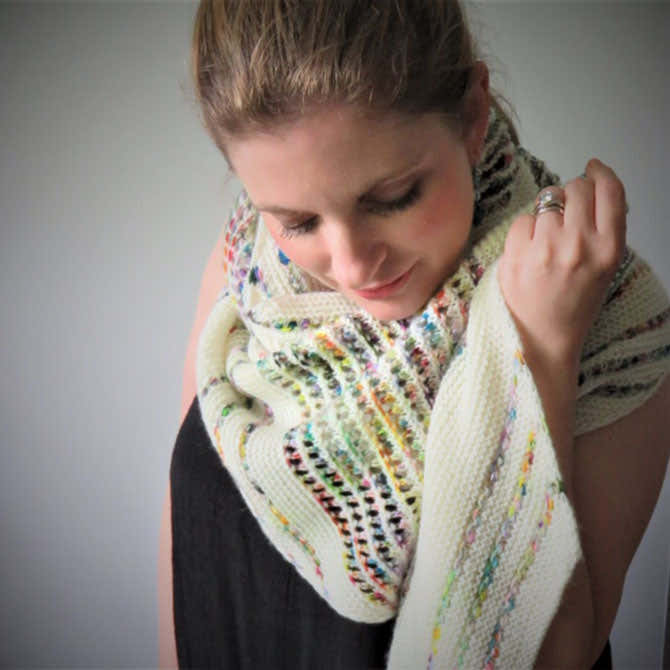 Yarn Snob Splatter Paint Shawl Kit