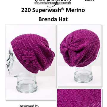 Cascade Yarns Brenda Hat Knitting Pattern