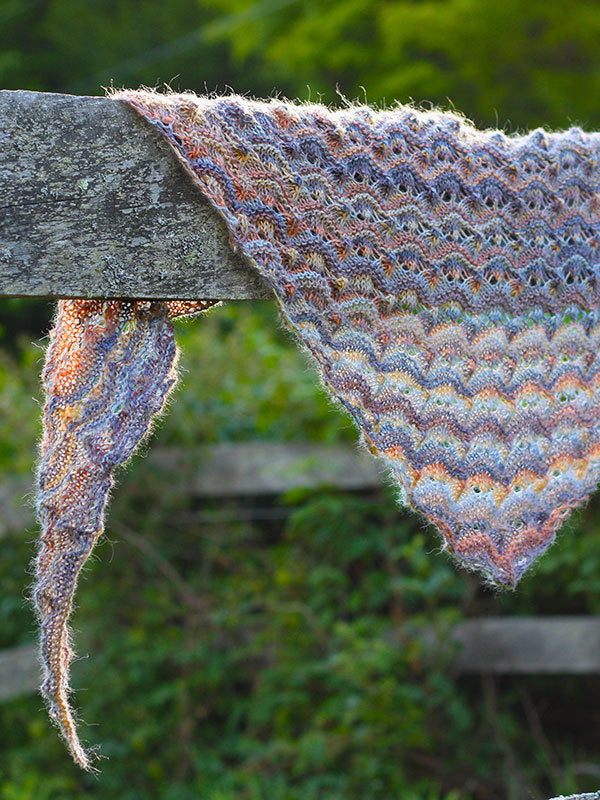 Melo Melo Shawl Wrap Knitting Pattern