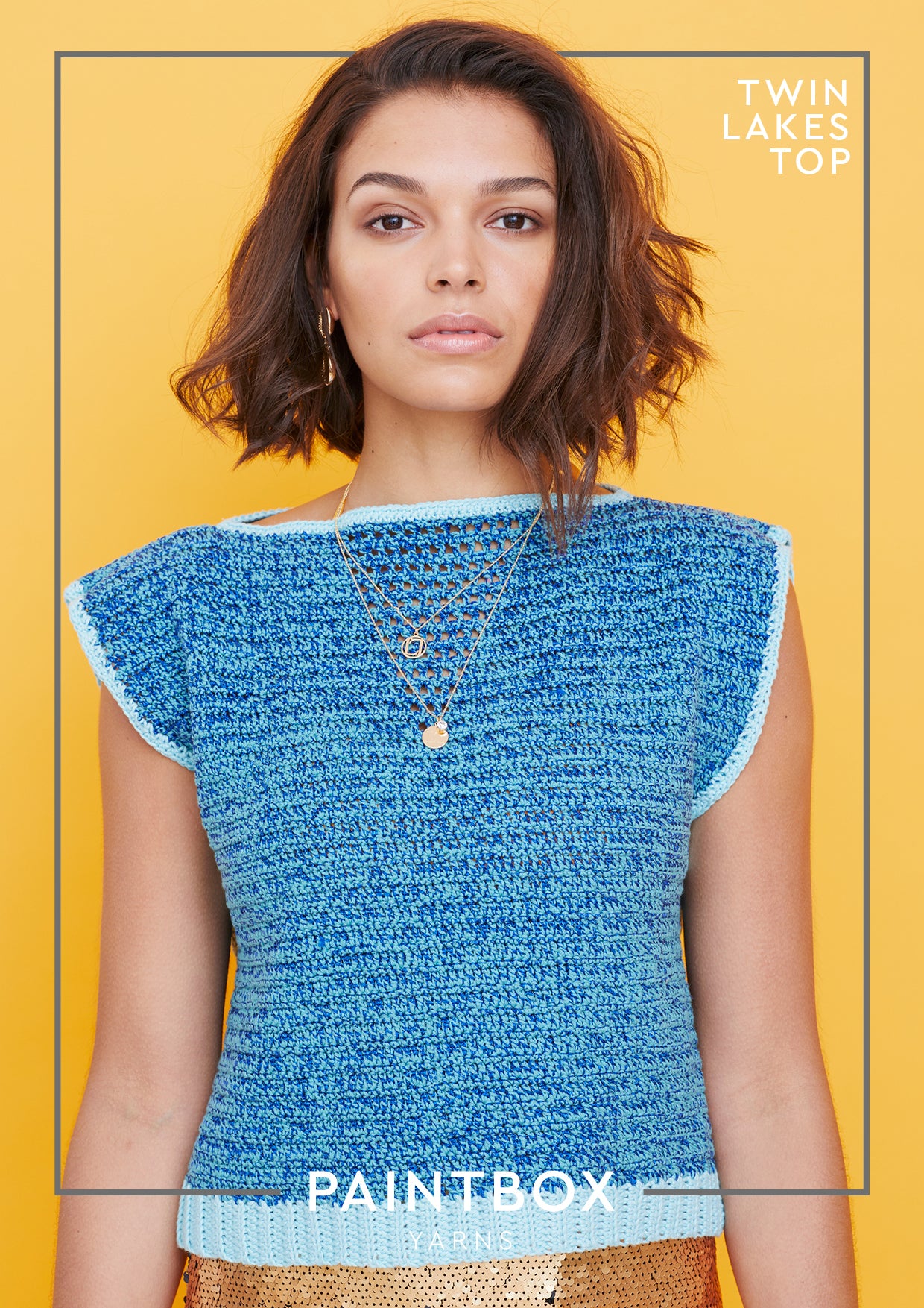 Paintbox Yarns Twin Lakes Top Crochet Pattern