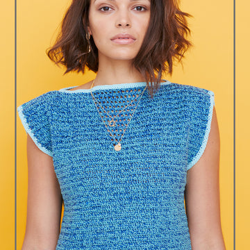 Paintbox Yarns Twin Lakes Top Crochet Pattern