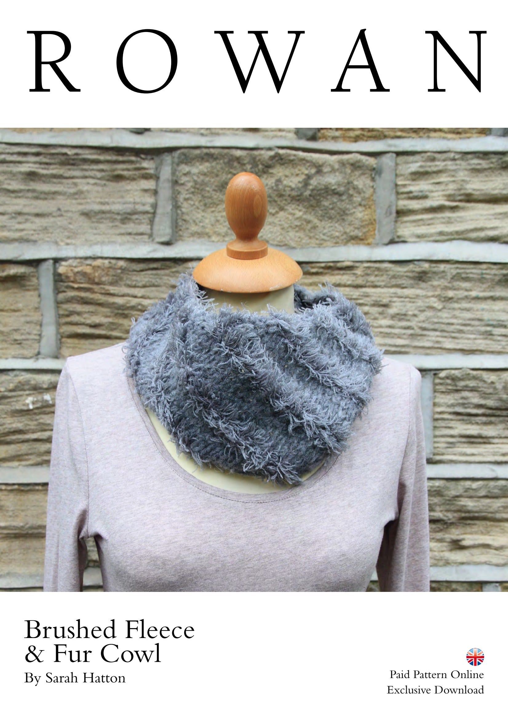 Rowan Brushed Fleece and Fur Cowl Knitting Pattern