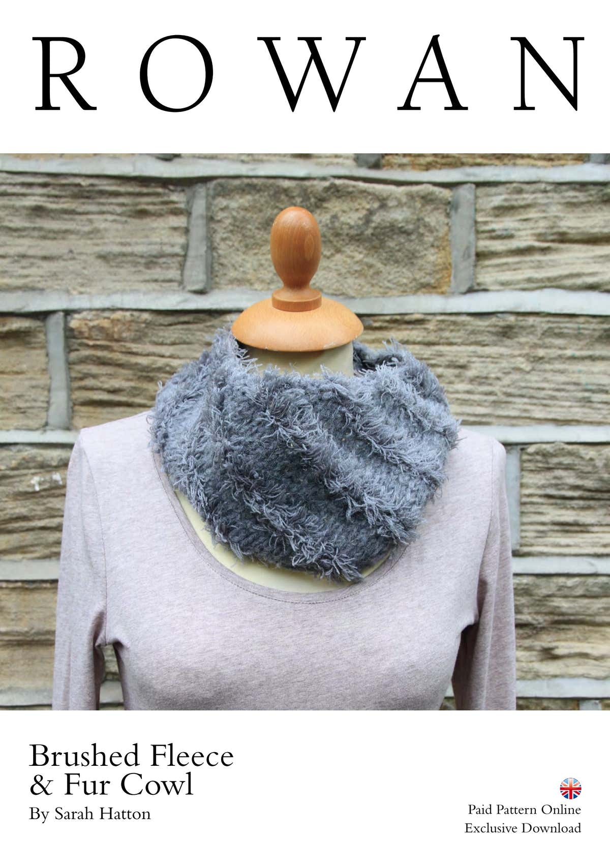 Rowan Brushed Fleece and Fur Cowl Knitting Pattern