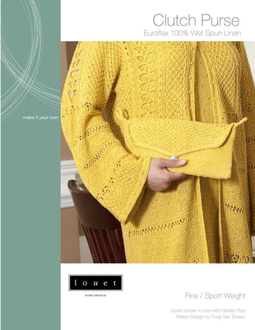 Louet PDF Patterns - Clutch Purse - Discontinued (Webs)