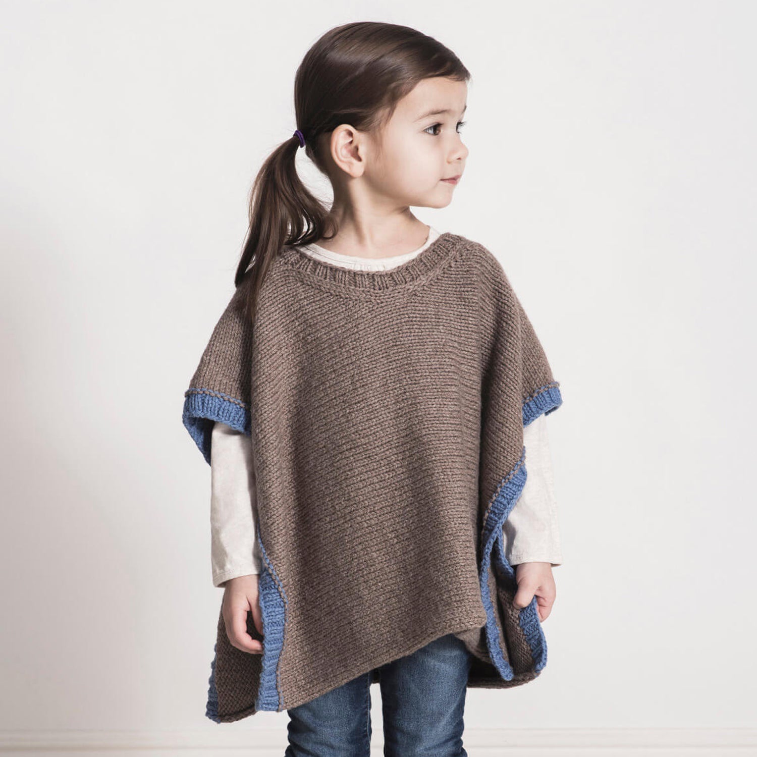 Blue Sky Fibers Puddle Jumper Poncho Knitting Pattern