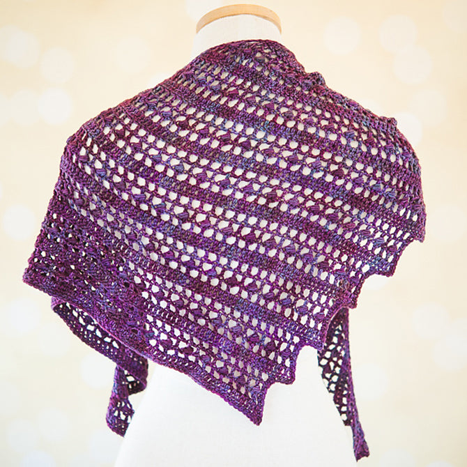 SweetGeorgia Solna Shawl Crochet Pattern