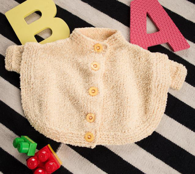 Baby Poncho Cape Knitting Pattern