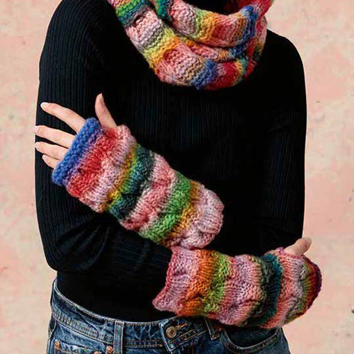 Lang PTO31-08 Wrist Warmers Gloves Knitting Pattern
