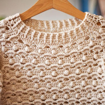 Waves and Bobbles Sweater