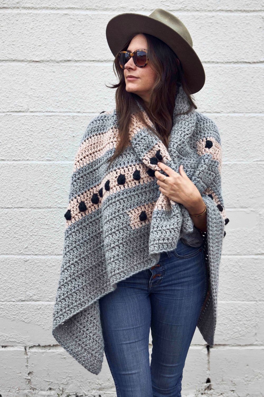 Dot to Dot Lapghan Blanket Crochet Pattern