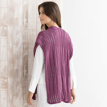 String Viviana Ruana Cape Knitting Pattern