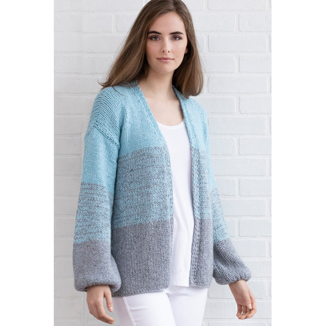 String Varick Ombre Cardigan Knitting Pattern
