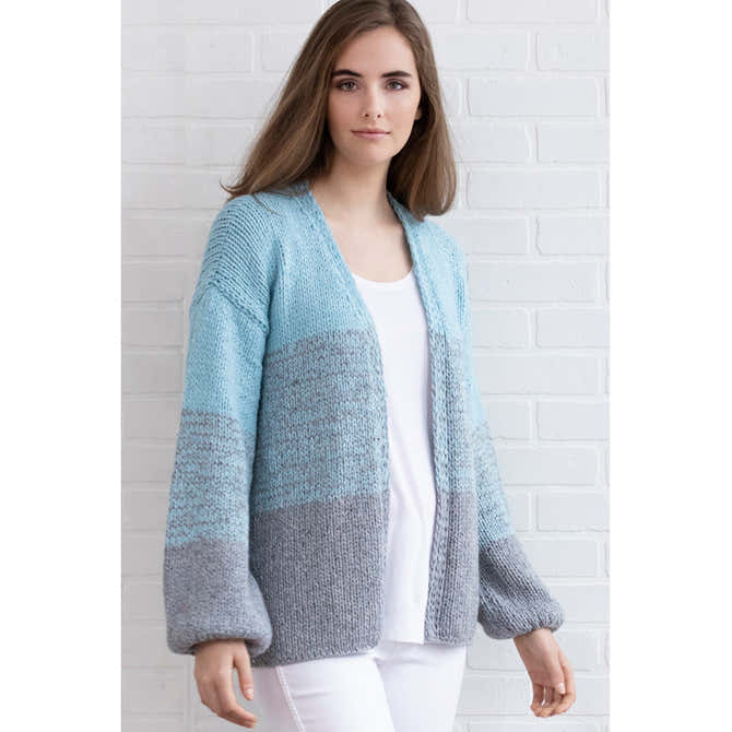 String Varick Ombre Cardigan Knitting Pattern