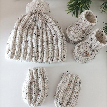 Little Rib Beanie Set