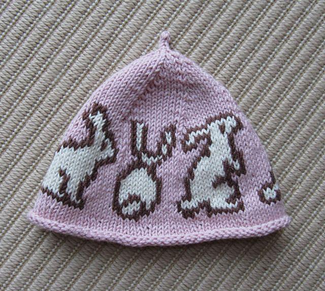 Bunny Yoke Pullover and Hat for Babies and Children