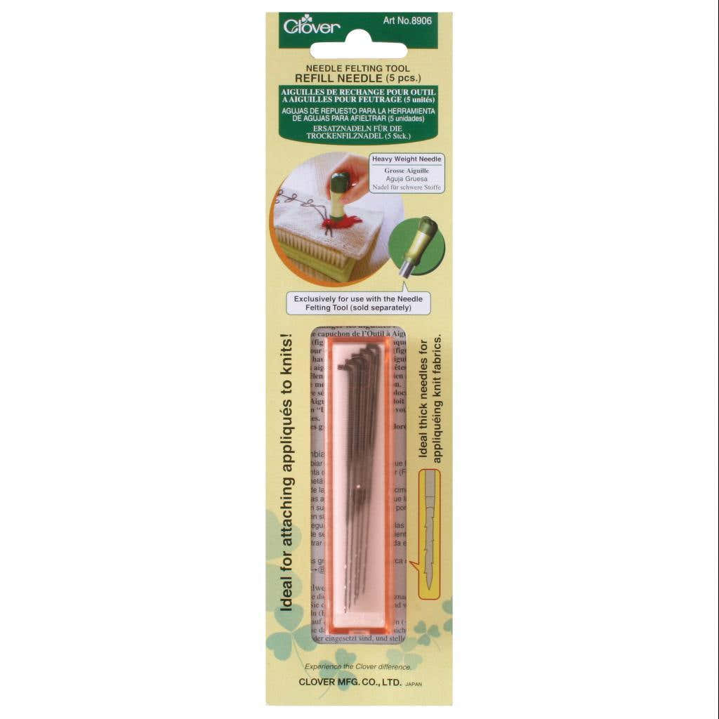 Clover Needle Felting Tool Refill Needle (Heavy Weight Needle)