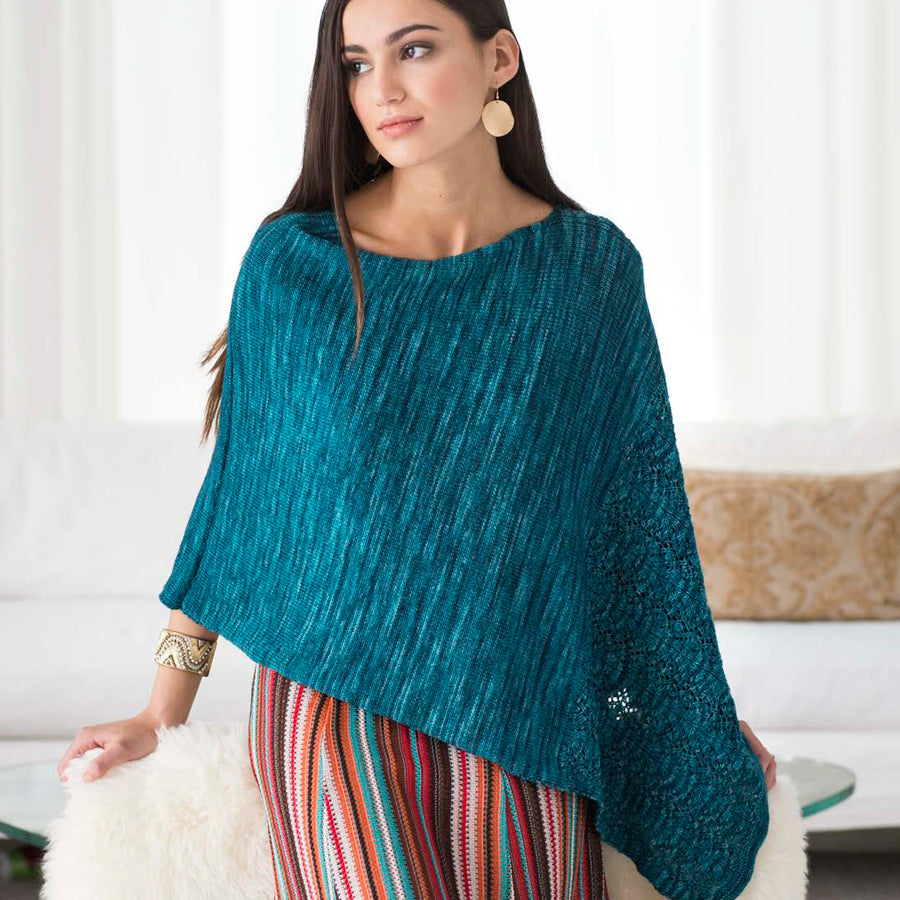 Malabrigo Bluebells Cape Knitting Pattern