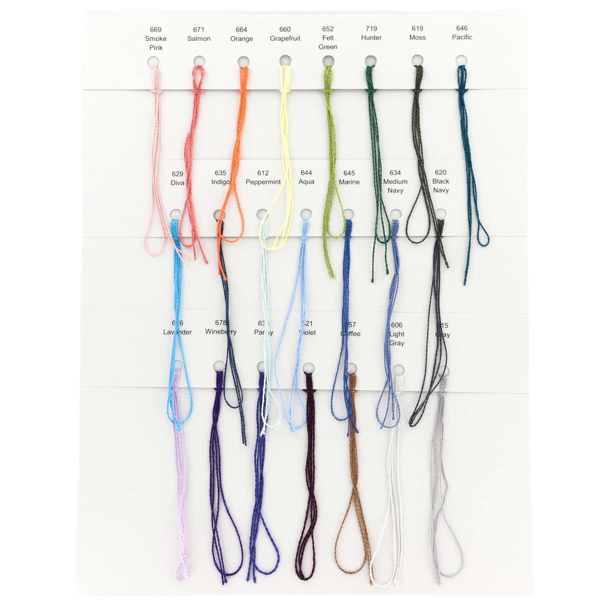 Valley Yarns Color Cards