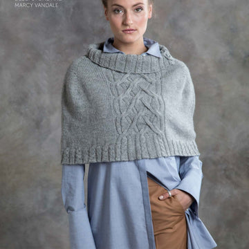 Tahki Yarns Alder Capelet Knitting Pattern