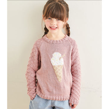 Sirdar Ice Cream Sweater Jumper Knitting Pattern