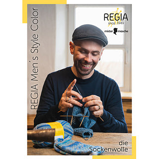 Regia Men's Style Color Booklet Socks Knitting Pattern