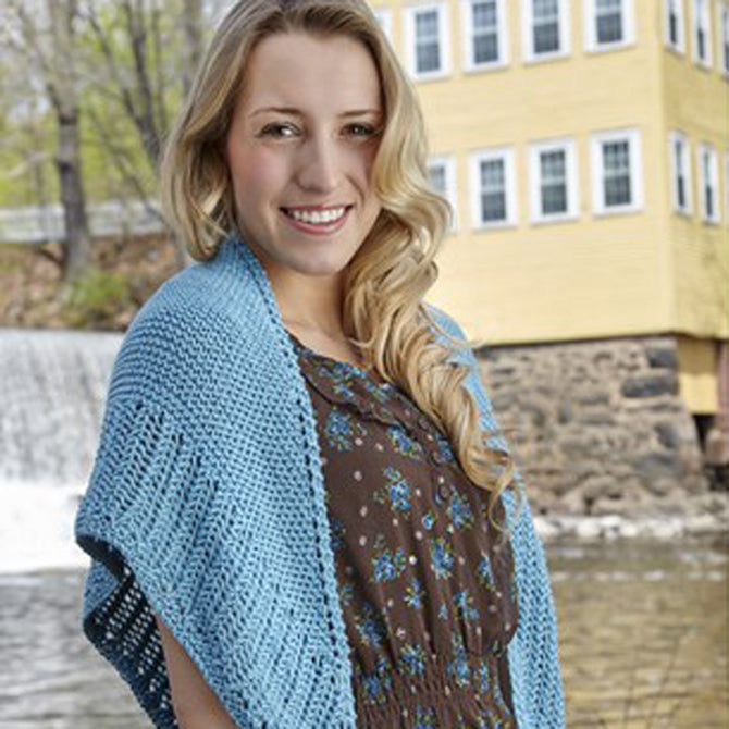 Valley Yarns Shop Hop Shawl Knitting Pattern