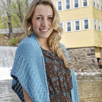 Valley Yarns Shop Hop Shawl Knitting Pattern