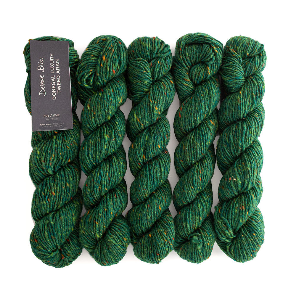 Debbie Bliss Donegal Luxury Tweed Aran 5 Ball Value Pack Yarn - Wool Aran