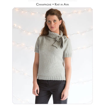 Classic Elite Yarns Champagne Jumper Knitting Pattern