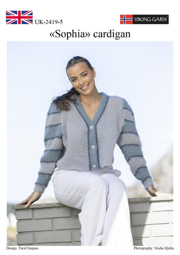 Sophia Cardigan in Viking of Norway Kid Silk PDF