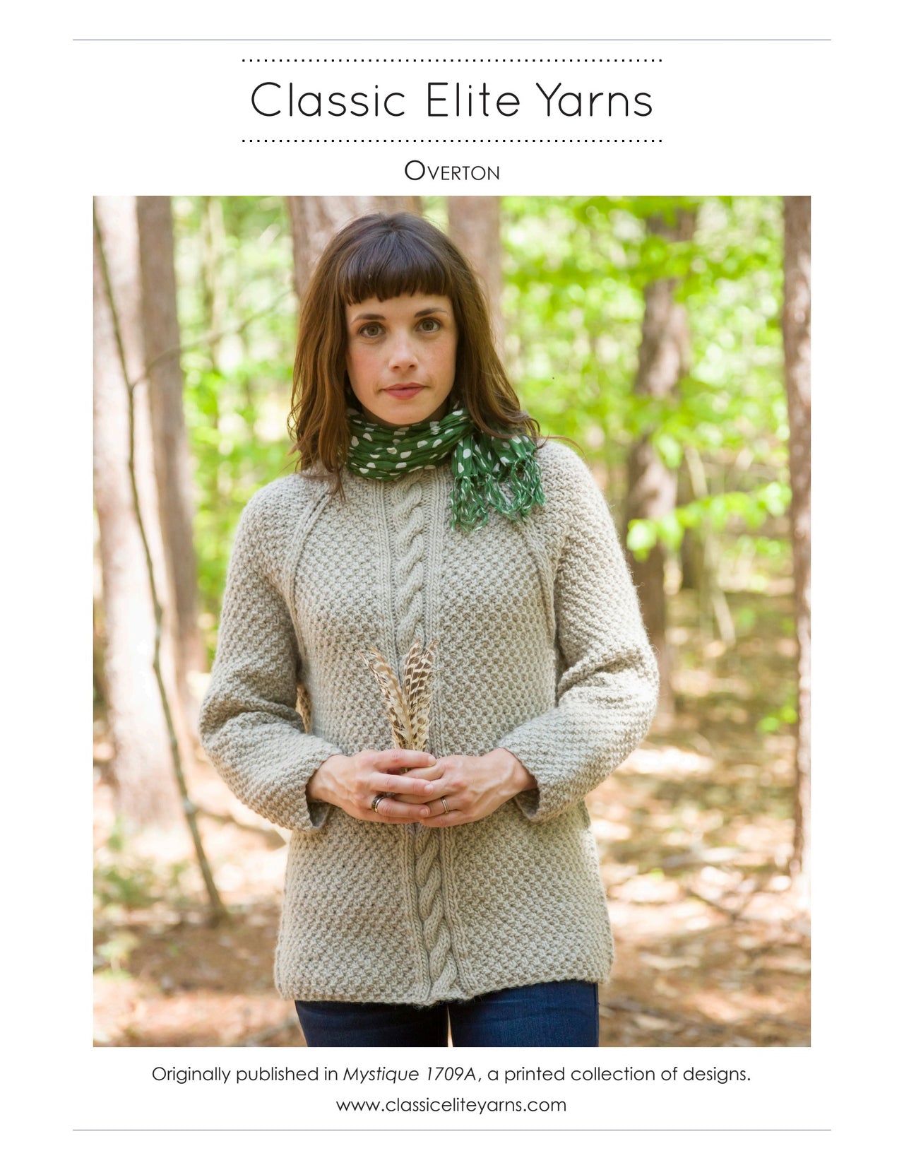 Classic Elite Yarns Overton Jumper Knitting Pattern